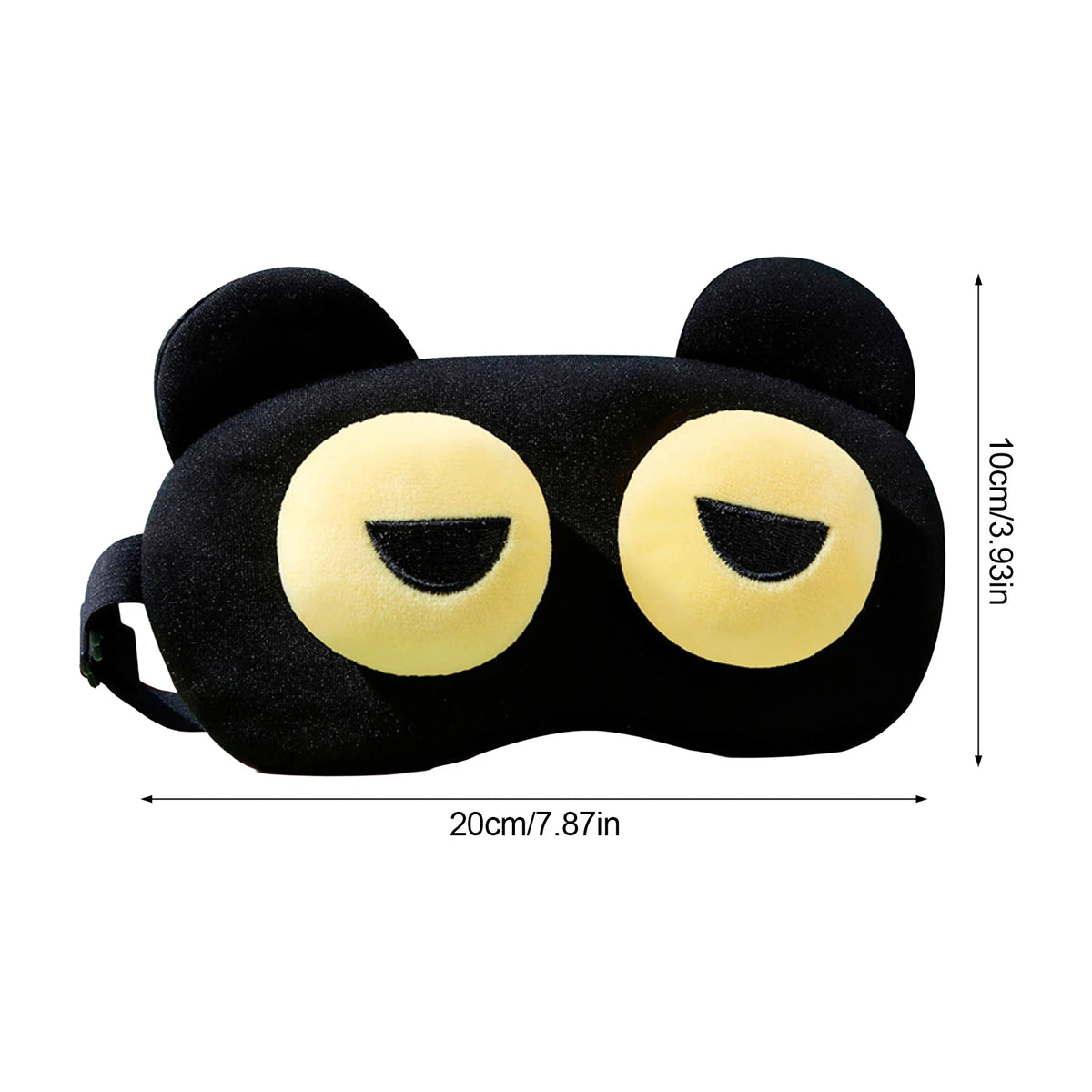SOSONAZ cute sleep eye mask with warm compress, breathable and comfy for children and students to soothe eye fatigue.