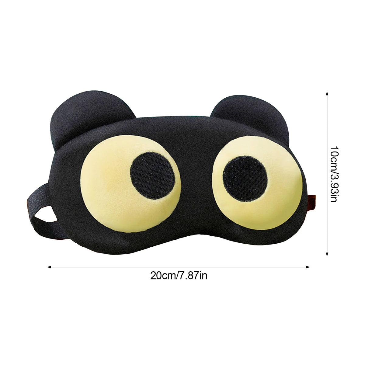 SOSONAZ cute sleep eye mask for children and students, breathable, warm compress for soothing eye fatigue and comfortable wear.