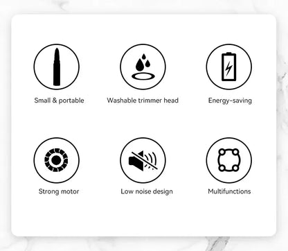 Electric facial hair removal epilator with sensitive area attachments, eyebrow and bikini shaver, bys-store brand.
