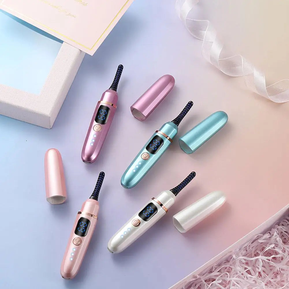 Electric heated eyelash curler SOSO LASH WAND™ bys-store-3276548-403400, showing the sleek black device with a curved lash clamp.