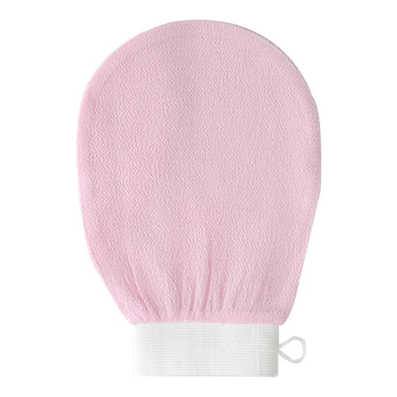SosoNaz SOSONAZ exfoliating gloves in black, showing textured surface for gentle skin exfoliation.
