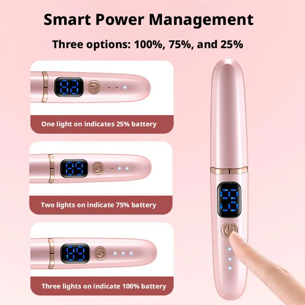Electric heated eyelash curler SOSO LASH WAND bys-store-3276548-403400, showing the sleek black device with a curved eyelash curling pad.