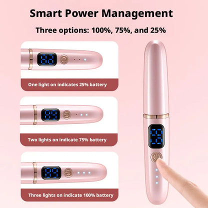 Electric heated eyelash curler SOSO LASH WAND bys-store-3276548-403400, showing the sleek black device with a curved eyelash curling pad.