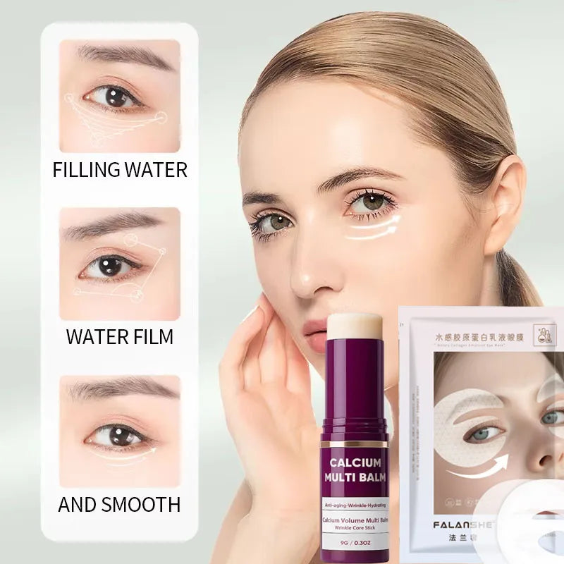 Collagen eye mask patches bys-store with hyaluronic acid for firming, lifting, and reducing puffiness around the eyes.