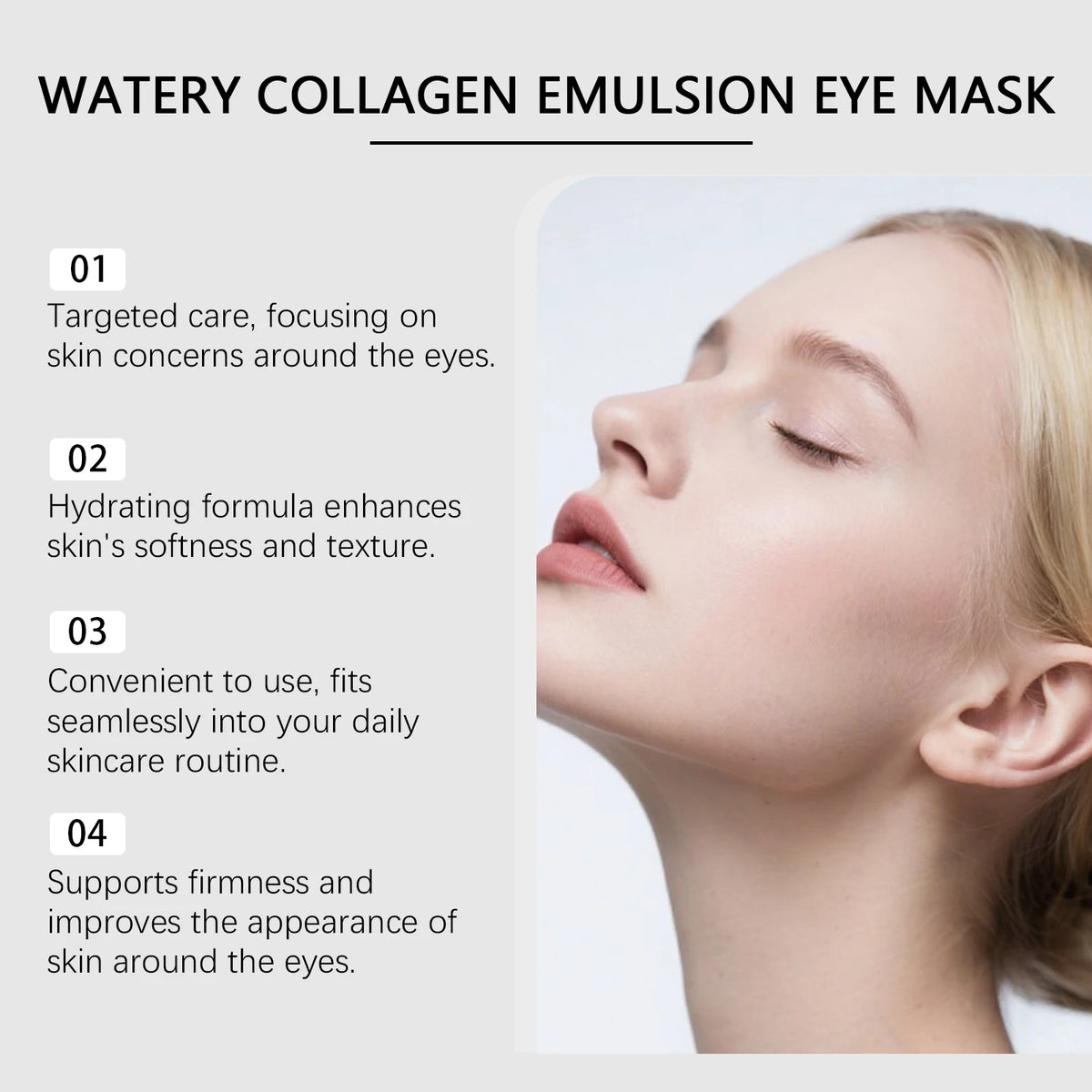 Hydrating collagen eye patches bys-store with soft, smooth eye contour skin, reducing fine lines and dark circles for a refreshed look.